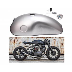 Rezervor Moto Cafe Racer Vintage Retro 10L Universal din Oțel  Bobber, Scrambler și Motociclete Custom
