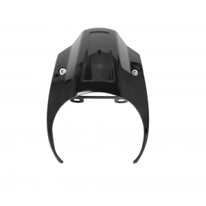 Mască Far Moto Vintage Negru Lucios, Carenaj Față Universal pentru Bobber, Cafe Racer, Chopper, Harley 8ROQ3  Carene frontale...