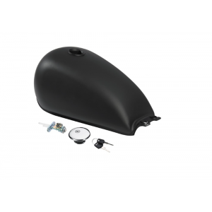 Rezervor Combustibil Universal 9L pentru Motocicletă Cafe Racer Bobber Chopper Custom din Oțel cu Capac și Robinet