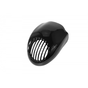 Carenaj Far Moto Universal cu Grilă pentru Cafe Racer Bobber Chopper Scrambler  Mască Far Retro
