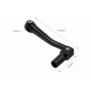 Pedală Schimbător Viteze Moto Universală CNC din Aluminiu pentru Motociclete Off-Road, Enduro, Supermoto și Custom Culori Neg...