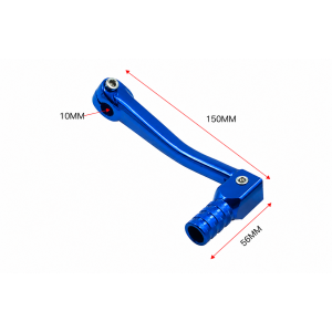 Pedală Schimbător Viteze Moto Universală CNC din Aluminiu Motociclete Off-Road, Enduro, Supermoto și Custom Culori Albastru 7...