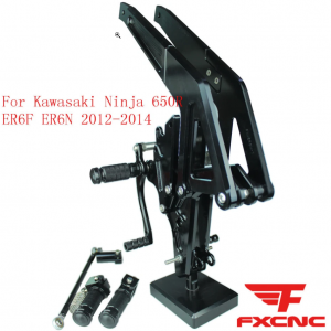 Kawasaki Ninja 650R ER-6F ER-6N 2012 2013 2014 Kawasaki Scarita Racing Reglabile Negre FX-JT-ER6N  Scarite Racing complete 65...