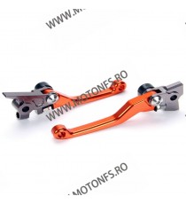 Set manete motocross ambreiaj / frana Portocaliu Honda Yamaha Suzuki Kawasaki KTM MNC7390 MNC7290  Manete Moto Cross 170,00 l...