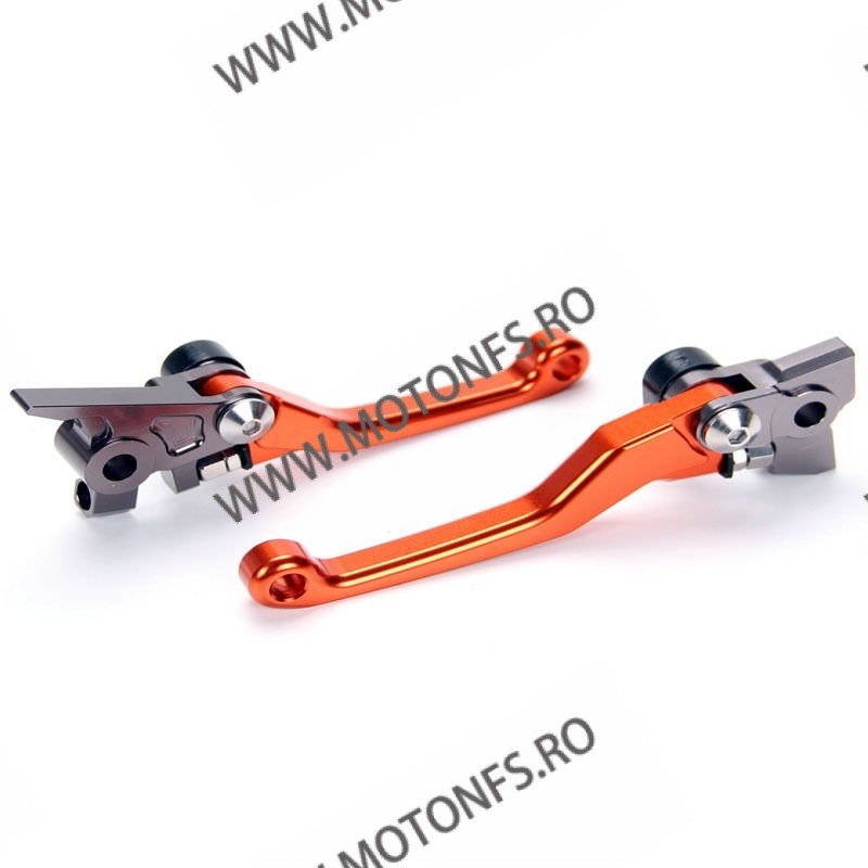 Set manete motocross ambreiaj / frana Portocaliu Honda Yamaha Suzuki Kawasaki KTM MNC7390 MNC7290  Manete Moto Cross 170,00 l...