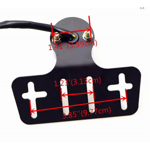 Stop Spate LED Moto Universal 12V cu Suport Numar Chopper Bobber Cafe Racer L7R2M  Stopuri Moto Universale 139,00 lei 139,00 ...