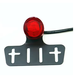 Stop Spate LED Moto Universal 12V cu Suport Numar Chopper Bobber Cafe Racer