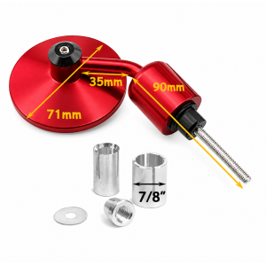 Set 2 Oglinzi Moto Bar End Rotunde Aluminiu Rosu Universale SF-010R  Oglinzi Capete De Ghidon 145,00 lei 145,00 lei 121,85 le...