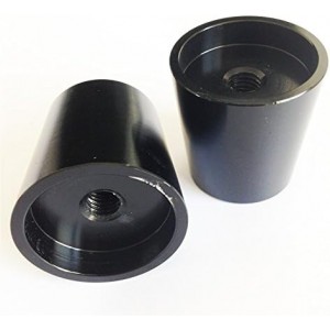 Set 2 Capete Ghidon Aluminiu Negru Suzuki GSXR 600 750 1000 R1 R6 Katana