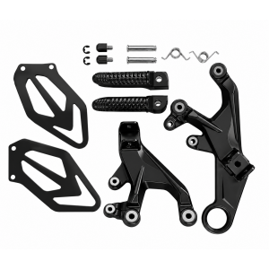 Set Scarite Moto BMW S1000RR 2015 2016 2017 2018 Suporturi Pedale Stanga Dreapta Negru