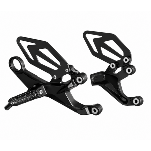 Set Scarite Moto BMW S1000RR 2015 2016 2017 2018 Suporturi Pedale Stanga Dreapta Negru