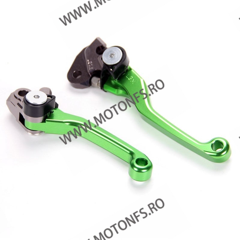 Set manete motocross ambreiaj / frana Verde Honda Yamaha Suzuki Kawasaki KTM MNC7392 MNC7392  Manete Moto Cross 170,00 lei 17...