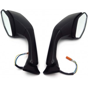 Set Oglinzi Retrovizoare cu Semnalizare LED Yamaha YZF-R1 2015-2019 YZF-R6 2017-2020 Negru MT252-031  Oglinzi Retrovizoare De...