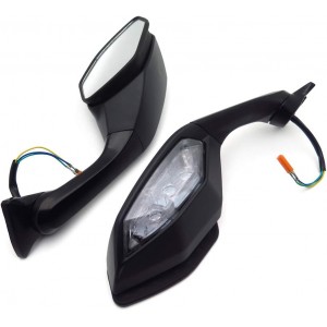 Set Oglinzi Retrovizoare cu Semnalizare LED Yamaha YZF-R1 2015-2019 YZF-R6 2017-2020 Negru