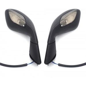 Set Oglinzi cu Semnalizare Aprilia RSV1000 Factory 2004-2008 RSV Mille R 2004-2007 Negru MT335BK+SK  Oglinzi Retrovizoare Ded...