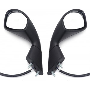 Set Oglinzi cu Semnalizare Aprilia RSV1000 Factory 2004-2008 RSV Mille R 2004-2007 Negru MT335  Oglinzi Retrovizoare Dedicat ...