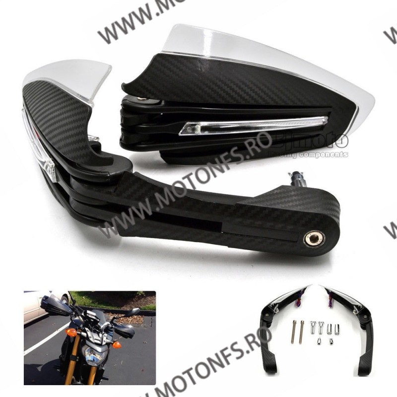 Set 2 Buc Handguards Protectie manete universale cu pozitie albastra , moto atv motocross yamaha honda kawasaki suzuki ktm JY...