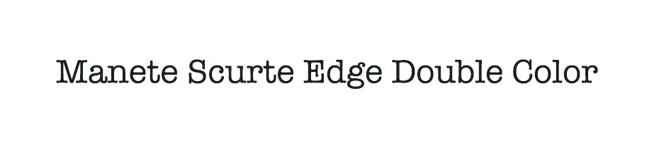 Manete Scurte Edge Double Color