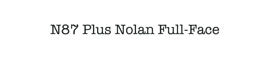 N87 Plus Nolan Full-Face