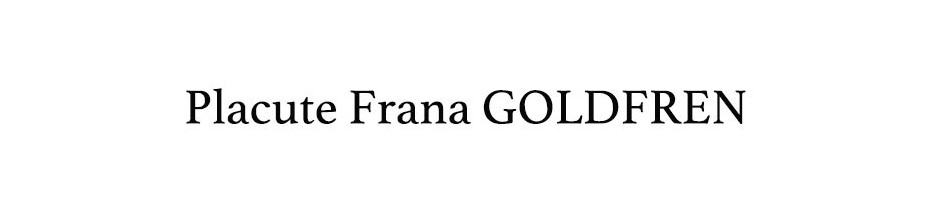 Placute Frana GOLDFREN