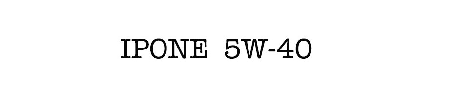 IPONE  5W-40