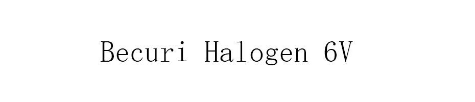 Becuri Halogen 6V