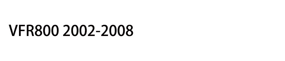 VFR800 2002-2008