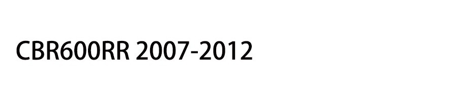 CBR600RR 2007-2012