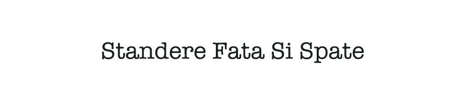 Standere Fata / Spate